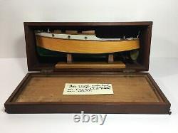 Beautiful Vintage Model Launch Boat Hyakutake Motorised Stand & Case