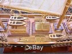 Beautifully Handcrafted Clipper Wooden Model Ship Boat Yacht 51 D