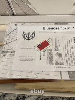 Billing Boats 576 Bluenose 165 Scale Model Fishing Schooner New Open Box FS
