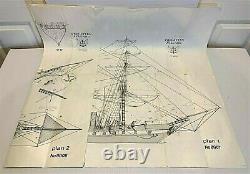 Billing Boats Danish Frigate Jylland 175 Model Kit INCOMPLETE FOR PARTS