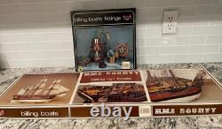 Billing Boats HMS Bounty 492 Model Kit and Billing Boats Fittings Sealed Denmark