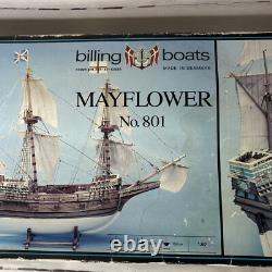 Billing Boats Mayflower No. 801 Wood Ship Model Complete OPEN BOX 160 Scale