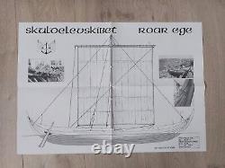 Billing Boats Roar Ege 703 danish Viking long ship 125 wooden model boat kit