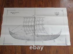 Billing Boats Skuldelev Vikingeskib Viking Ship 1/25 Scale Wood Model Kit NIB