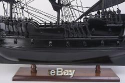 Black Pearl Caribbean Pirate Tall Ship 20 Built Wood Model Sail Boat Assembled