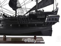 Black Pearl Caribbean Pirate Tall Ship 20 Built Wood Model Sail Boat Assembled