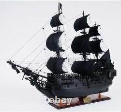 Black Pearl Pirate Ship Model Replica Handmade Finely Detailed Exclusive Edition