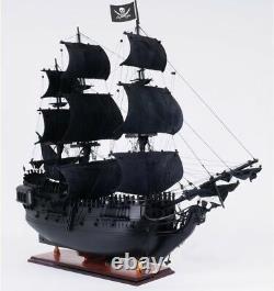 Black Pearl Pirate Ship Model Replica Handmade Finely Detailed Exclusive Edition