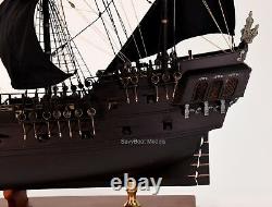 Black Pearl Pirate Tall Ship Handcrafted Wooden Ship Model 32 NEW