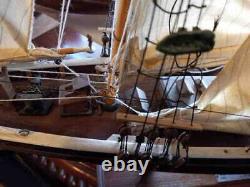 Blue Nose Complete Wood Ship Model no makers mark