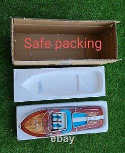 Blue Riva Aquarama Handmade Wooden Model Boat Italian Speed Boat Italian 21'