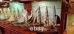 Blue Riva Aquarama Handmade Wooden Model Boat Italian Speed Boat Italian 21'