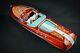 Blue Riva Aquarama Wooden Model Ship Scale 116, Riva Speed Boat Handmade Luxury