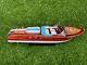Blue Riva Boat Model 116 Riva Aquarama Wooden 21'' Handmade Ship Model