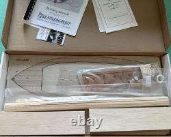 Bluejacket Ship Crafters 5/8 = 1' Scale Maine Lobster Boat Wooden Model Kit