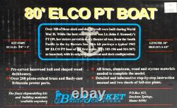 Bluejacket Ship Crafters 80' Elco PT Boat Wood Model Kit New Unstarted Complete