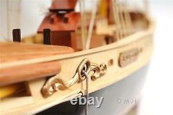 Bluenose II Painted handcrafted wooden model boat