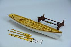 Boston Whitehall Tender Canoe 24 Wooden Handmade Row Boat Model