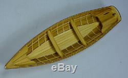 Boston Whitehall Tender Canoe 24 Wooden Handmade Row Boat Model