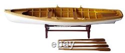 Boston Whitehall Tender Display Canoe Model 24 Clinker Hull Construction