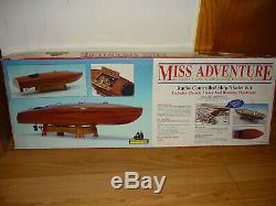 Brand New Model Shipways Miss Adventure Rc Racing Boat Wood Model Kit 1/6 1830