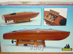 Brand New Model Shipways Miss Adventure Rc Racing Boat Wood Model Kit 1/6 1830