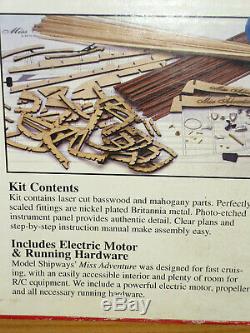 Brand New Model Shipways Miss Adventure Rc Racing Boat Wood Model Kit 1/6 1830