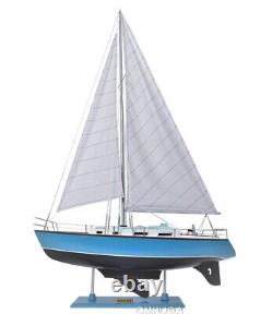 Bristol 35 Sailboat Wooden Yacht Model 29 Sloop Handcrafted Built Boat New