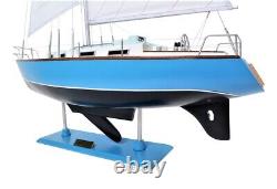 Bristol 35 Sailboat Wooden Yacht Model 29 Sloop Handcrafted Built Boat New