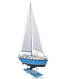Bristol 35 Sailboat Wooden Yacht Model 29 Sloop Handcrafted Built Boat New