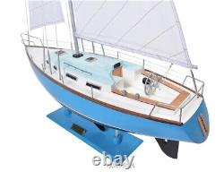 Bristol 35 Sailboat Wooden Yacht Model 29 Sloop Handcrafted Built Boat New