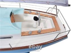 Bristol 35 Sailboat Wooden Yacht Model 29 Sloop Handcrafted Built Boat New
