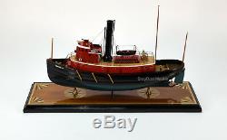 Brooklyn Tugboat Handcrafted Boat Model 24 Museum Quality