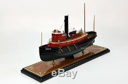 Brooklyn Tugboat Handcrafted Boat Model 24 Museum Quality