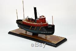 Brooklyn Tugboat Handcrafted Boat Model 24 Museum Quality