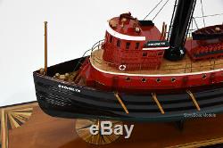 Brooklyn Tugboat Handcrafted Boat Model 24 Museum Quality