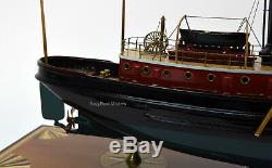 Brooklyn Tugboat Handcrafted Boat Model 24 Museum Quality