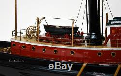 Brooklyn Tugboat Handcrafted Boat Model 24 Museum Quality