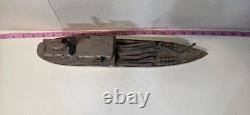 Built Wood Model Ship Steam Coaster Lumber Schooner Log Carrier HO Scale 187