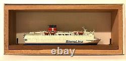 CARAT C-18 SWEDEN FERRY STENA GERMANICA 1/1250 MODEL SHIP With WOOD SUPPORT