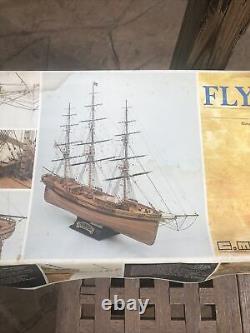 C Mamoli Flying Cloud Clipper 1851 Scale 196 Wood Ship Unbuilt Model Italy HTF