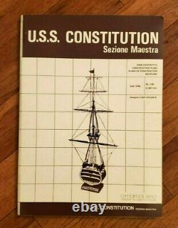 C. Mamoli MV32 U. S. S. Constitution Cross-Section Model Ship Scale 193 Italy NIB