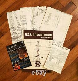 C. Mamoli MV32 U. S. S. Constitution Cross-Section Model Ship Scale 193 Italy NIB