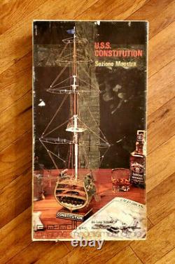 C. Mamoli MV32 U. S. S. Constitution Cross-Section Model Ship Scale 193 Italy NIB