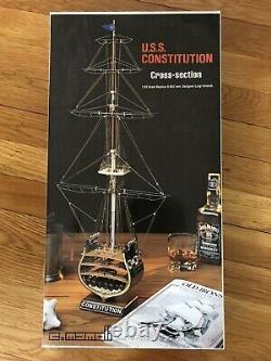 C. Mamoli USS Constitution Cross Section Model Kit 193 Scale NEW Ship Model