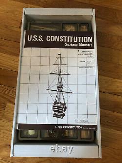 C. Mamoli USS Constitution Cross Section Model Kit 193 Scale NEW Ship Model