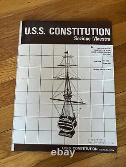 C. Mamoli USS Constitution Cross Section Model Kit 193 Scale NEW Ship Model