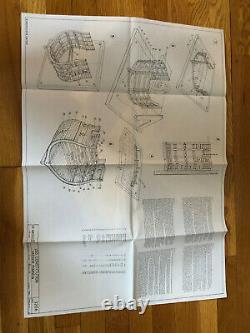 C. Mamoli USS Constitution Cross Section Model Kit 193 Scale NEW Ship Model