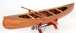 Canadian Peterborough Canoe Wooden Model 24 Fully Assembled Built Boat New