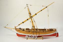 Cargo Sailboat Leudo 148 430mm 17 Sailboat Wooden Model Ship Kit